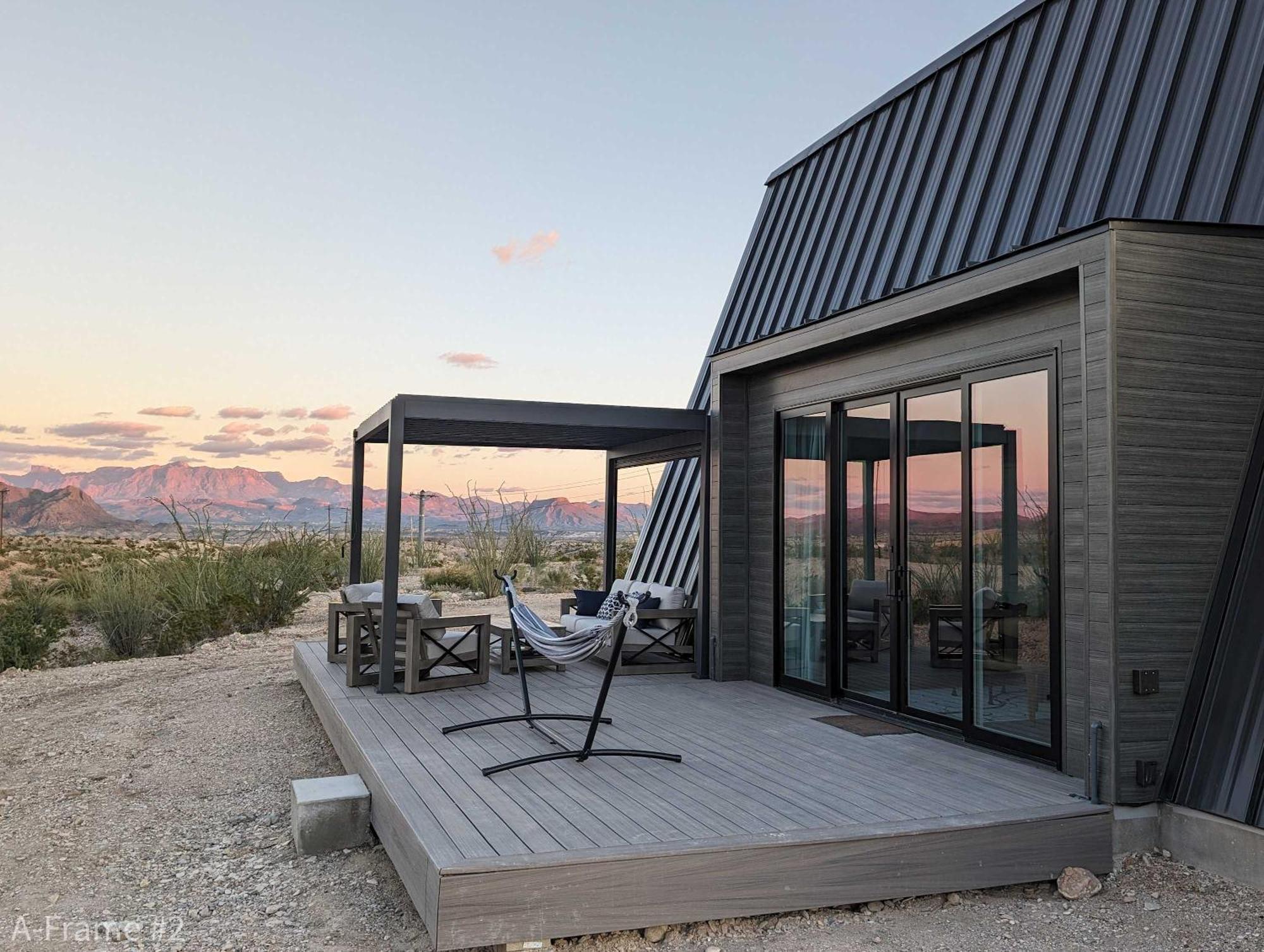 Stardust Big Bend Luxury A-Frame#4 Great Views Villa Terlingua Kültér fotó